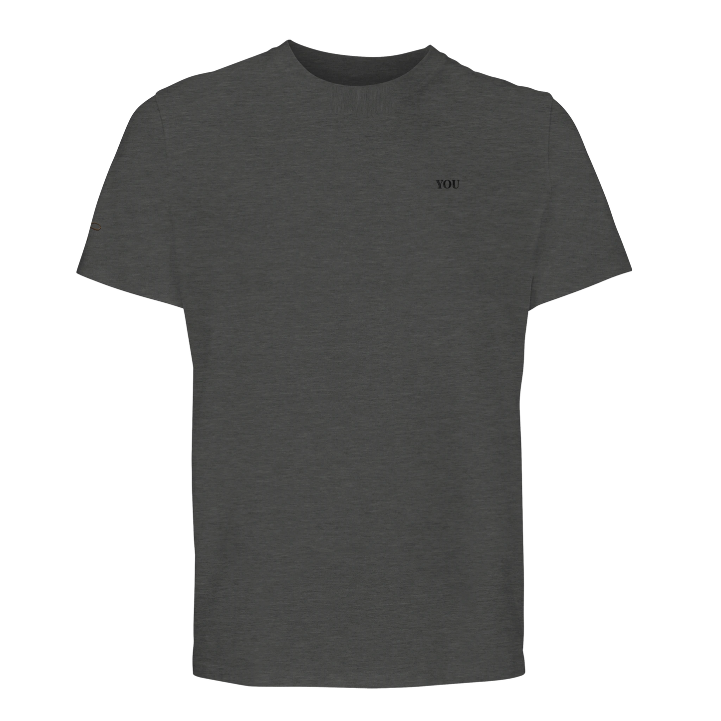 Lettre T shirt grijs met initialen
