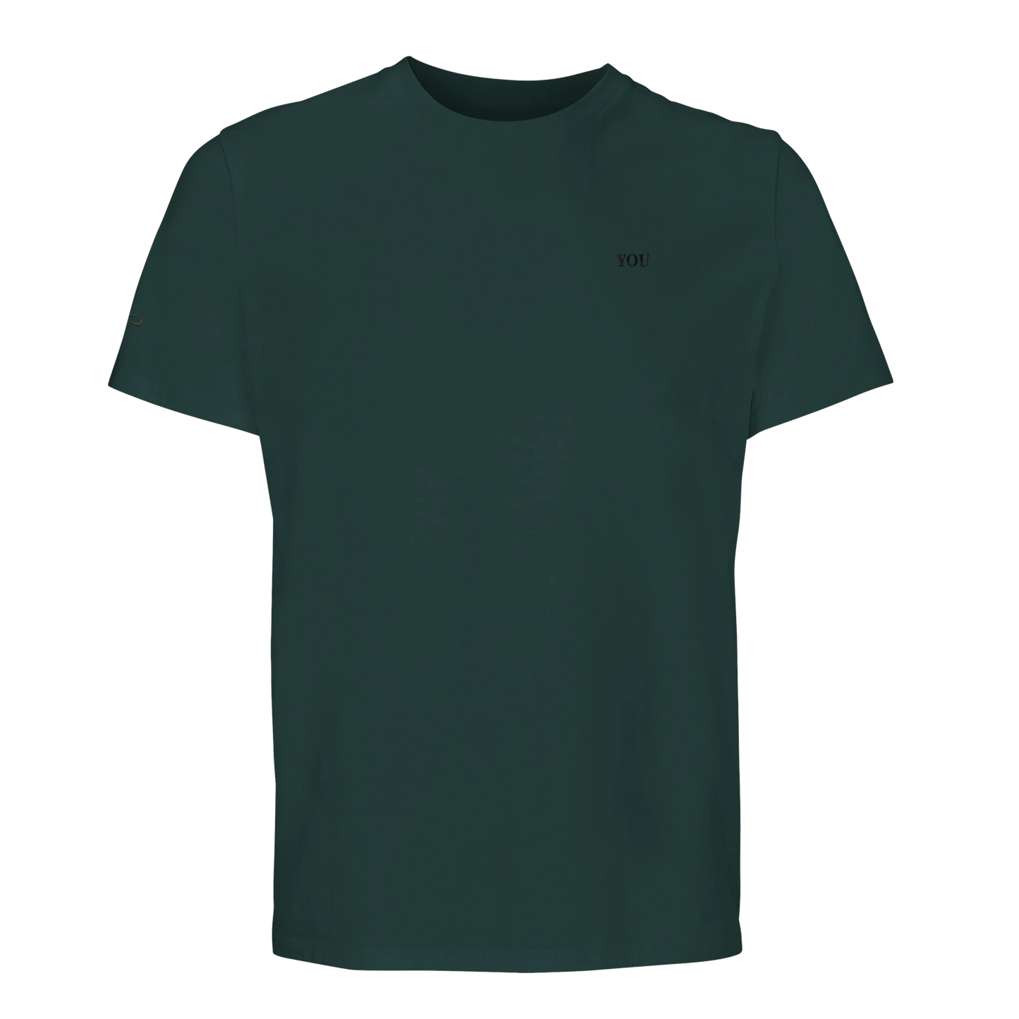 Lettre T shirt groen met initialen