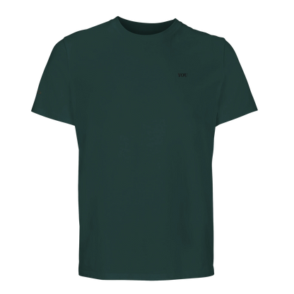 Lettre T shirt groen met initialen